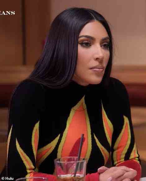 Khloe was fearful that a jury of one's peers can open them up to to a loss as she told Kim: 'She's suing us for over $100million and we're leaving our fate in the hands of 12 random people. What if they hate us? '