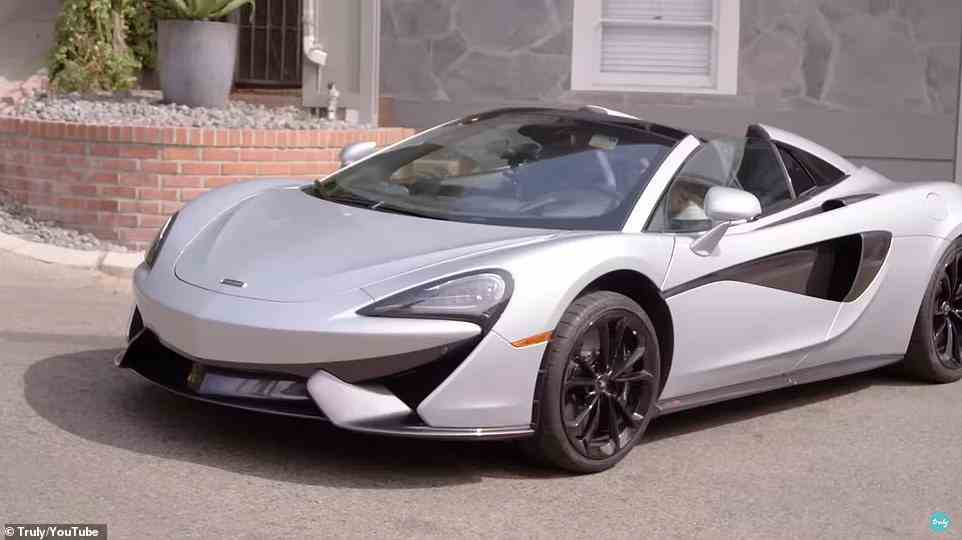 The show captured the moment Donlad surprised his mom by giving her 2019 McLaren 570S a makeover with a custom wrap that cost $10,000