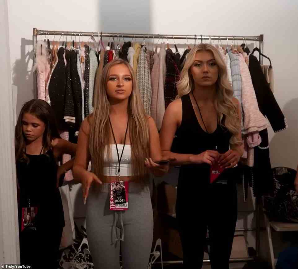 During the episode, the young entrepreneur showed her collection at New York Fashion Week