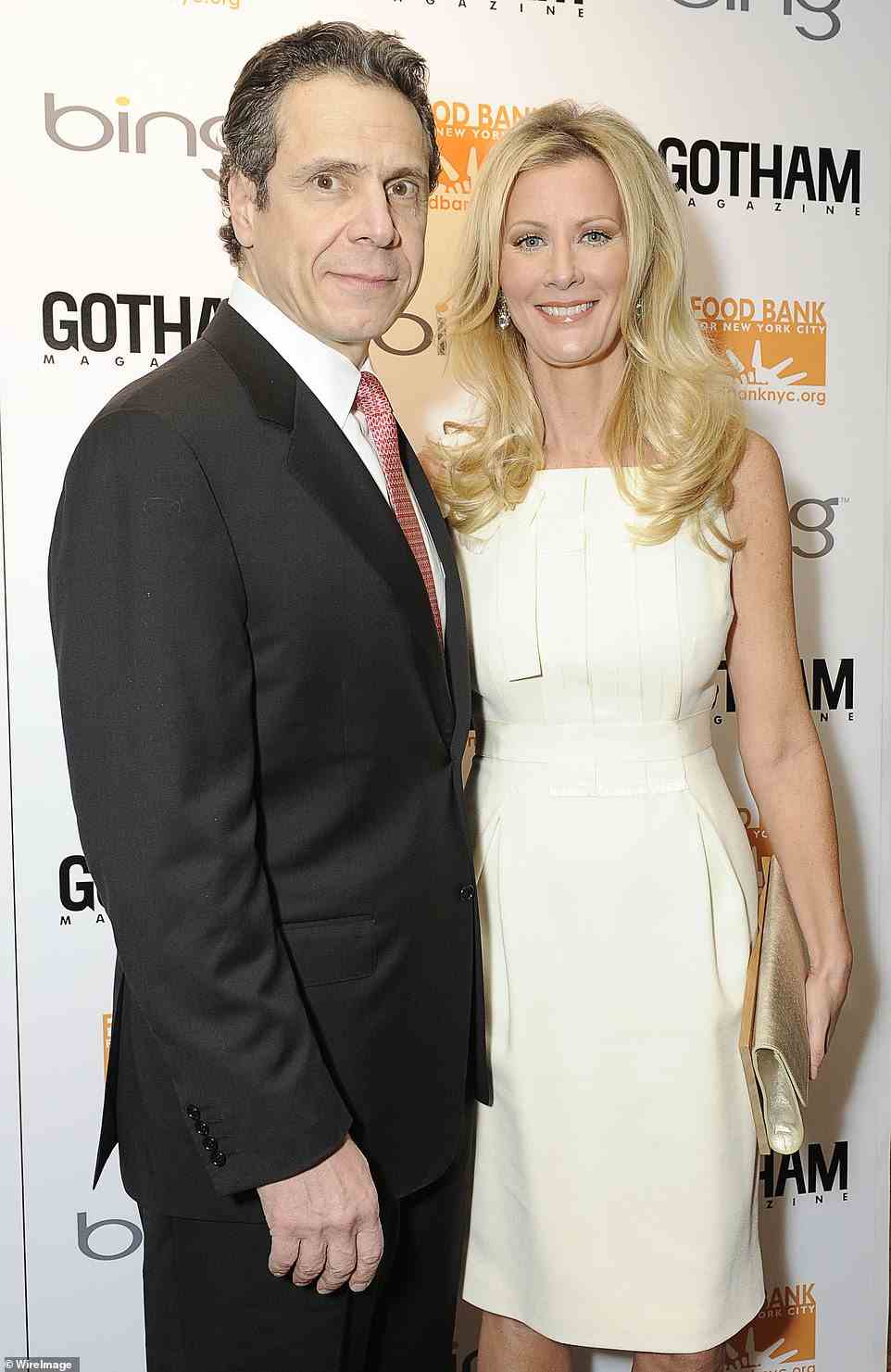 Lee (pictured with her ex, former New York Governor Andrew Cuomo in 2012) was diagnosed with breast cancer in 2015