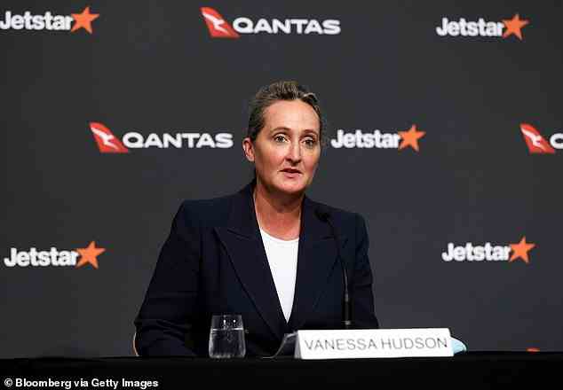 Vanessa Hudson, Chief Financial Officer von Qantas, erhält Aktien im Wert von mehr als 1 Million US-Dollar, wenn sie die Leistungsziele erreicht (Bild)