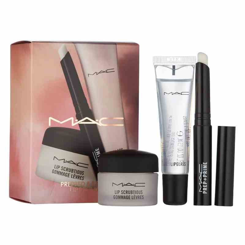 MAC Cosmetics Prepped & Ready Lip Prep Kit auf weißem Hintergrund