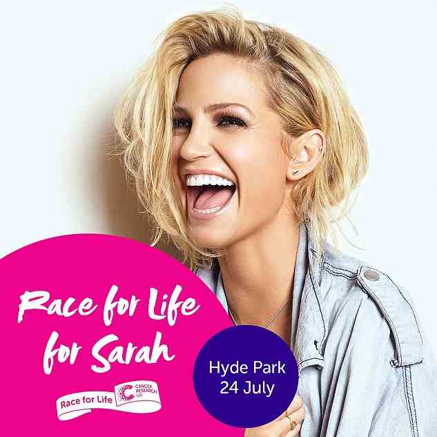 Wohltätigkeit: Der Spaziergang findet am 24. Juli im Londoner Hyde Park statt, wobei die Mädchen die Fans ermutigen, sich dem Team anzuschließen und Teil einer besonderen Hommage an Sarah zu sein