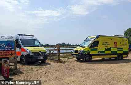 A 16-year-old boy died after getting into difficulty in Bray Lake near Maidenhead in Berkshire yesterday