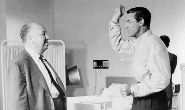 Cary Grant und Alfred Hitchcock