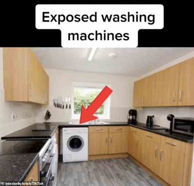 Ein weiterer Fehler, den viele Leute machen, ist, ihre Waschmaschine ungeschützt in der Küche zu lassen. Eine Alternative wäre, sie hinter einer Schranktür zu verstecken oder sie in einen Hauswirtschaftsraum zu stellen