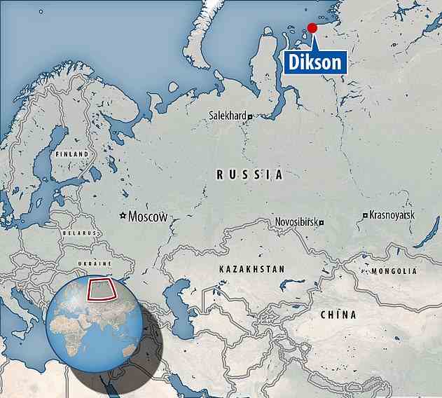 Dikson ist mit 676 Einwohnern eine der nördlichsten Siedlungen der Welt, benannt nach dem schwedischen Entdecker Baron Oscar Dickson
