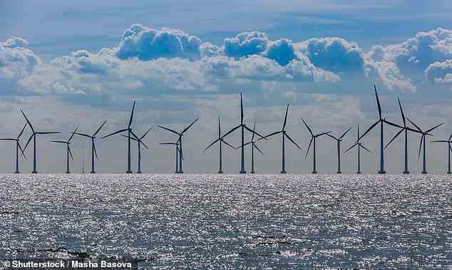 Die beiden Unternehmen hoffen auch, die schwimmenden Solarmodule zwischen den Windturbinen des zu entwickelnden Offshore-Windparks Hollandse Kust West einzusetzen (Bild auf Lager).