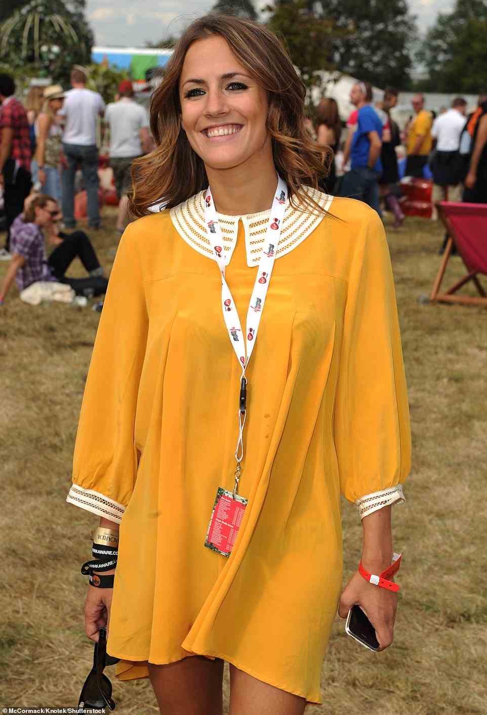 In memory: Former Love Island host Caroline took her own life on February 15, 2020, aged 40 (pictured in August 2009 at V Festival)