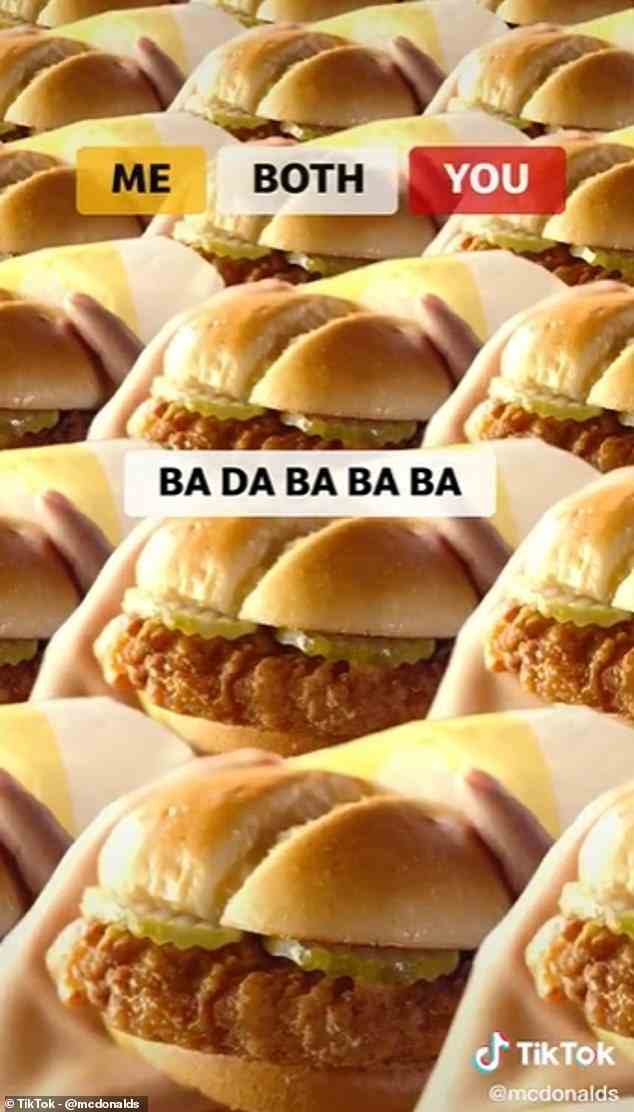 Der Hashtag #McDonaldsCCSing von McDonald's wurde 8,6 Milliarden Mal aufgerufen und forderte die Zuschauer auf, sich mit der Marke zu duellieren