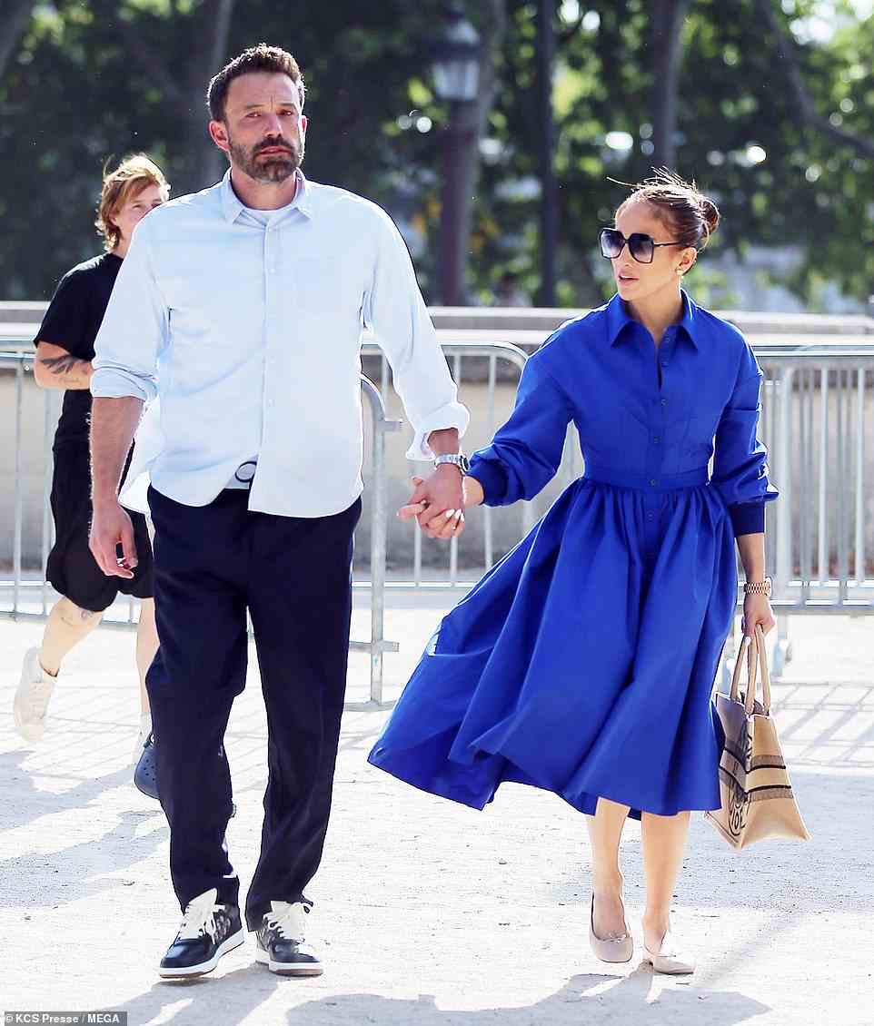 The couple seems to be enjoying the City of Lights, and have been spotted on numerous outings together - including shopping trips and dinners in luxurious restaurant - and Lopez has turned the Paris streets into her own personal runway