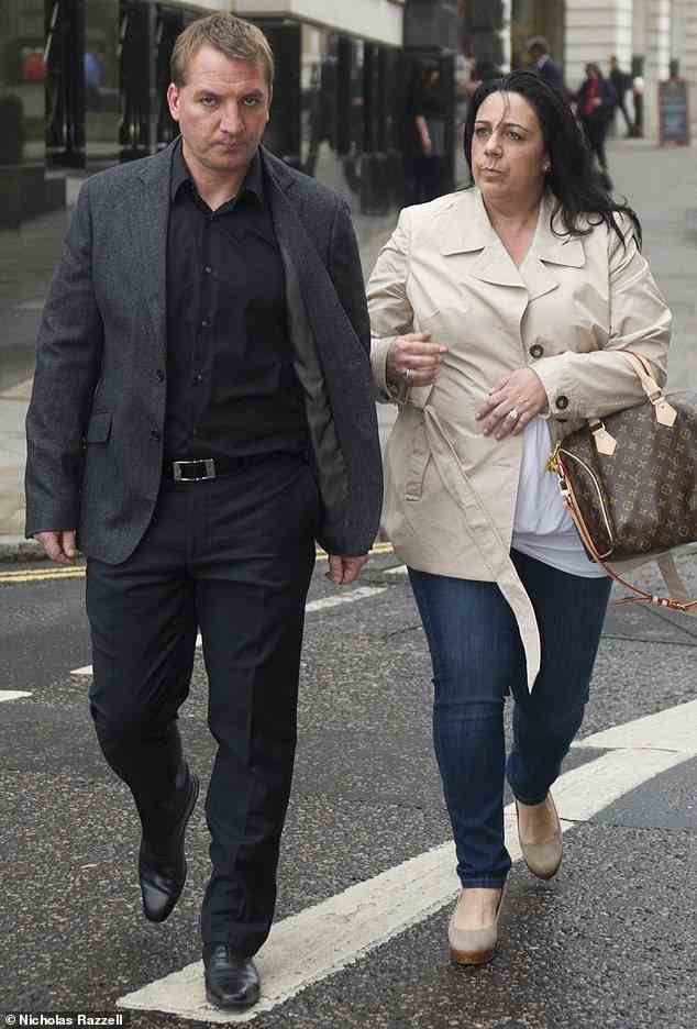 Ex-Liverpool-Manager Rodgers trennte sich im Sommer 2014 von seiner Frau Susan und ihre Scheidung wurde im Dezember 2015 abgeschlossen. Im Bild das Paar im Juli 2011