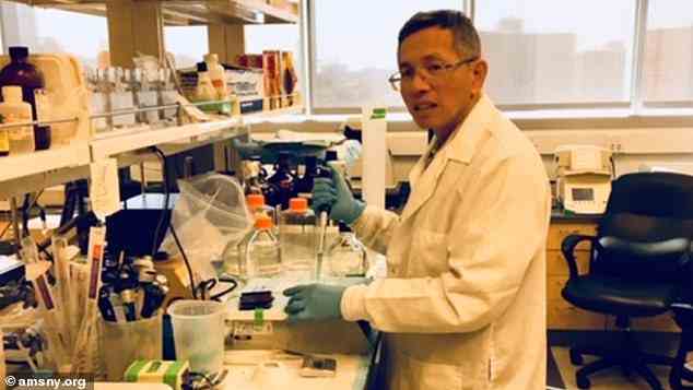 Dr Hoau-Yan Wang (pictured), an Alzheimer's researcher, has had five papers retracted journal PLOS One over 'serious concerns about the integrity and reliability of the results’