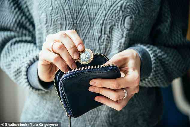 Straffung der Geldbörsen: Fast zwei von fünf Briten geben an, dass sie eher Bargeld verwenden werden, wenn sich die Krise der Lebenshaltungskosten verschlimmert