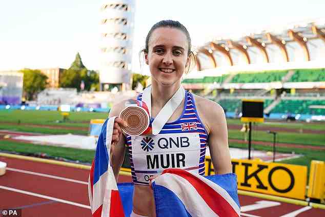 Laura Muir holte Großbritanniens erste Medaille bei einer Weltmeisterschaft über 1500 m