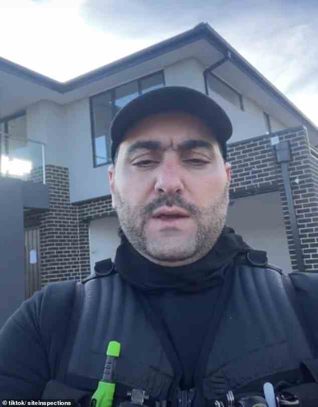 Zeher Khalil, 40, has been threatened several times since he started posting videos in May pointing out the mistakes and shortcuts taken by tradies in the domestic housing sector