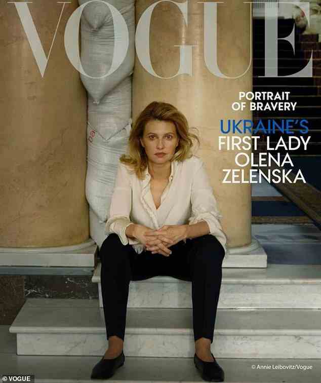 Das erste Paar der Ukraine wird zusammen von Annie Leibowitz für eine digitale Sonderausgabe der Vogue abgebildet