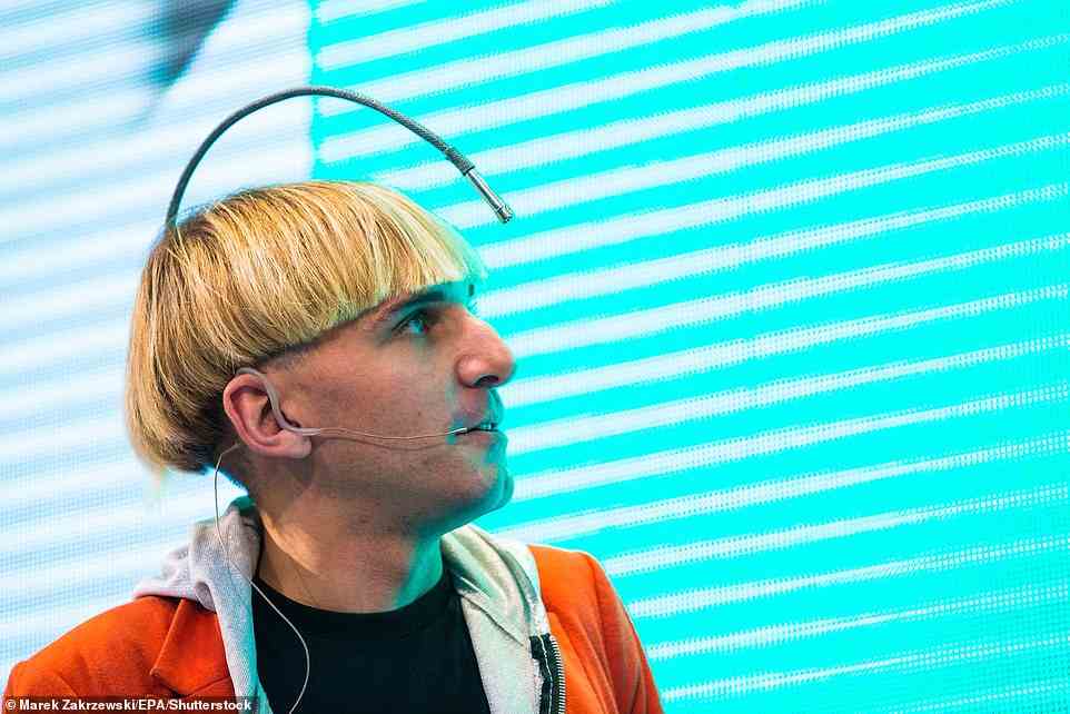 Self-declared 'cyborg artist' Neil Harbisson was born with achromatopsia. He's known as the first person in the world to have an antenna implanted in his skull