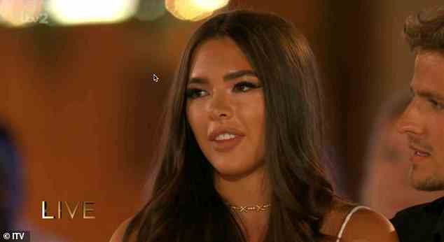 Pause: Gemma said she had wanted to hold off on going official with Luca as she wanted her family's approval first
