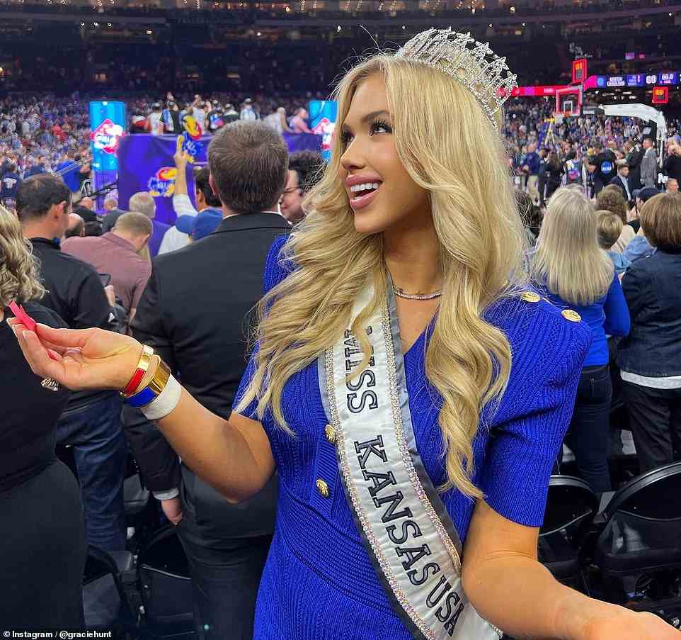 But aside from being a popular Instagram sensation, Gracie has also launched a major career as a pageant queen, and was crowned as Miss Kansas USA last year