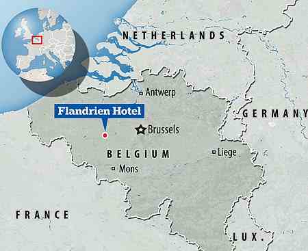 The Flandrien Hotel is in Brakel, 25 miles from Ghent