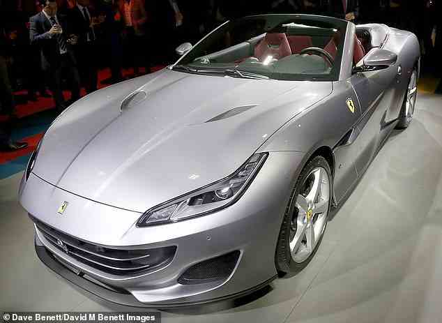 Große Spender: Nicole Sealey kaufte einen silbernen Ferrari Portofino im Wert von 230.000 Pfund