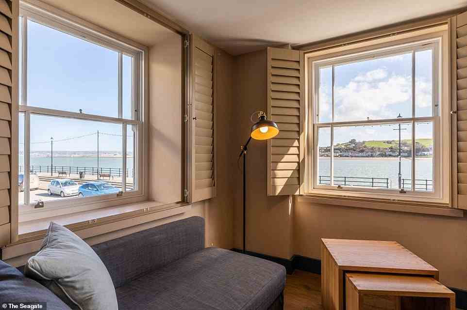 There are ten en-suite bedrooms in the main 17th-century building ranging from suites to singles, while a recently refurbished 'sail loft' a short walk away offers an additional seven en-suite rooms, each with 'dramatic sea or estuary views'