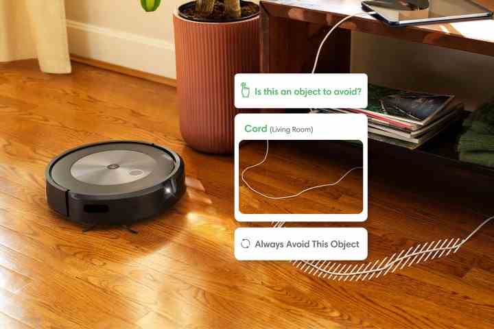 Object sensing on Roomba