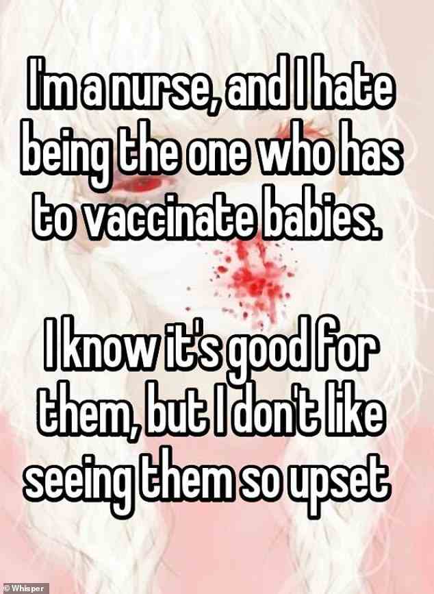 Eine Krankenschwester aus dem Vereinigten Königreich sagte, dass sie es nicht mag, wenn Babys verärgert sind, wenn sie ihre Impfung erhalten, obwohl sie wissen, dass es zu ihrem Vorteil ist