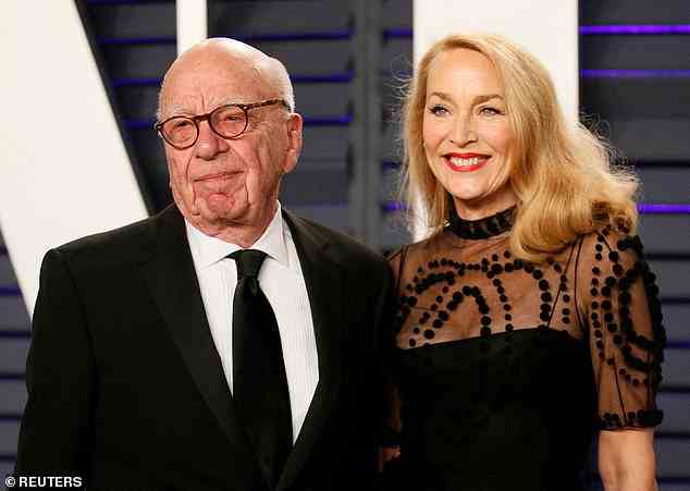 Rupert Murdoch und Jerry Hall wurden 2019 zusammen in Kalifornien fotografiert