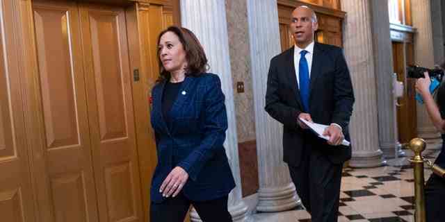 Then-Sen. Kamala Harris, demanded an investigation with Democratic colleagues into the Trump administration's handling of the COVID-19 pandemic.
