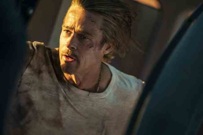 Brad Pitt im Hochgeschwindigkeitszug