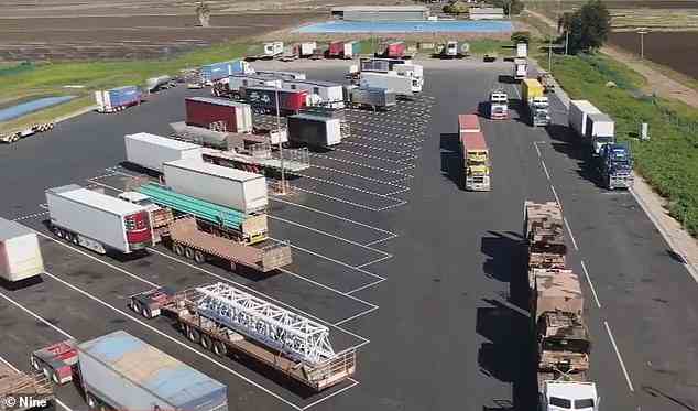 Die Gatton Heavy Vehicle Decoupling Facility wird von Hunderten von Lkw-Fahrern genutzt, um ihre schweren Lasten abzuladen, bevor sie ihre Fahrt fortsetzen