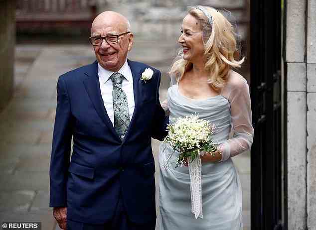 The couple married at St Bride's Church on Fleet Street in London on 5 March 2016
