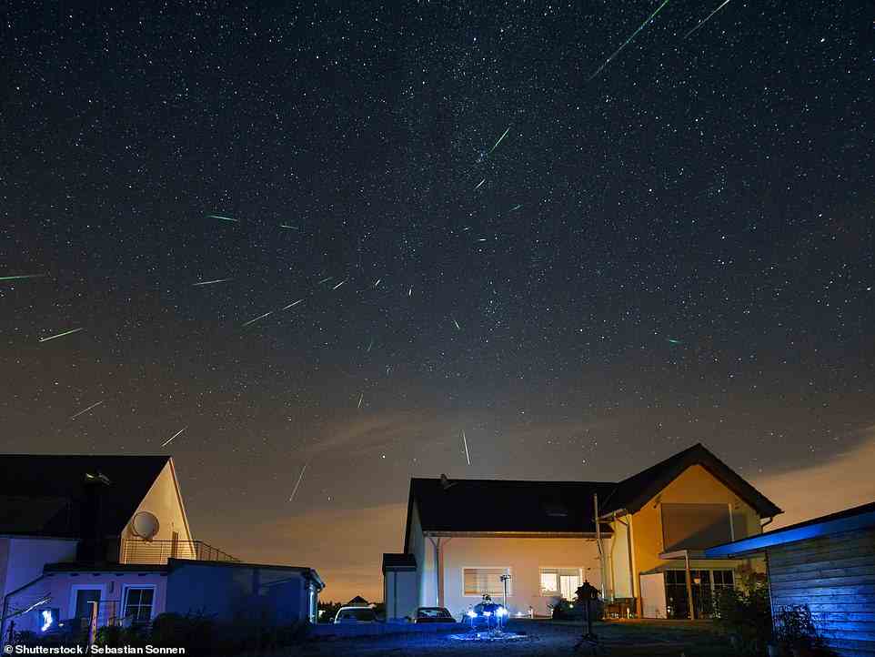 Meteors, also known as shooting stars, come from leftover comet particles and bits from broken asteroids