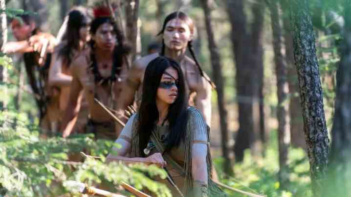 Comanche-Krieger in Beute
