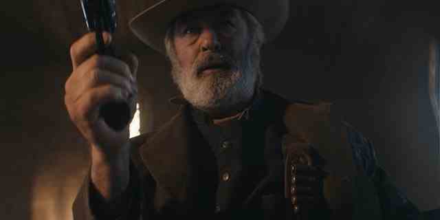 Alec Baldwin erscheint auf einer Videoprobe mit einem Revolver im Old-West-Stil vor einem tödlichen Unfall "Rost" Filmdreharbeiten kosteten Ende Oktober in Santa Fe das Leben der Kamerafrau Halyna Hutchins.