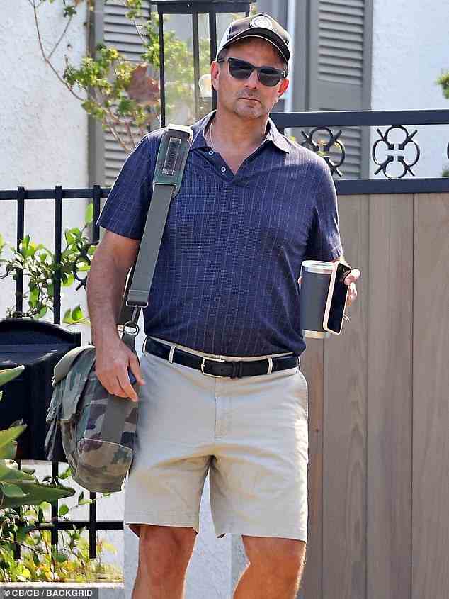 Anne Heches Ex-Mann Coley Laffoon wurde am Freitag beim Verlassen seines Hauses in Beverly Hills gesehen