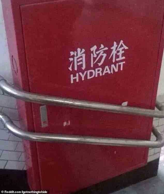 Die Menschen in diesem Gebäude in China müssen große Angst vor Bränden haben – schließlich ist der Hydrant im Notfall nicht leicht zugänglich