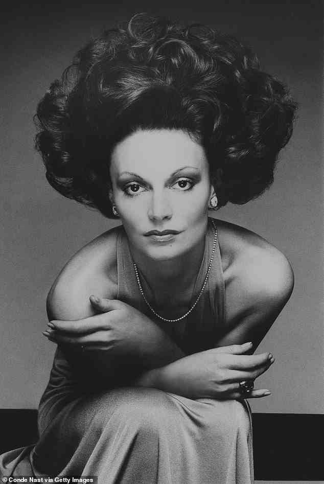 Natürlicher Glamour: Die Designerin, einst bekannt als Her Serene Highness Princess Diane von Furstenberg, posierte 1974 für die Vogue