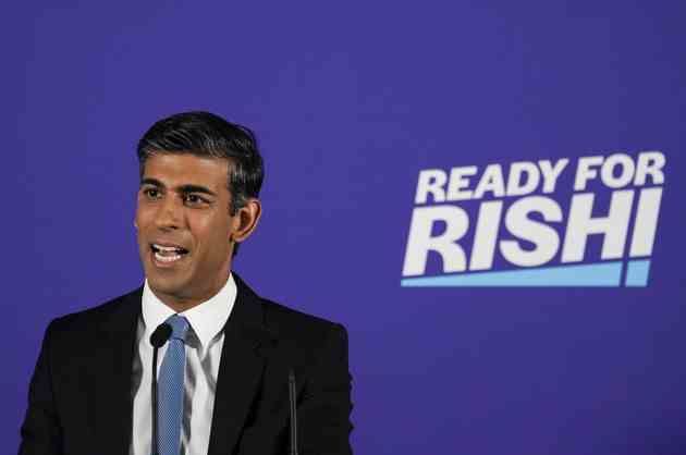 British Conservative Party member Rishi Sunak launches his campaign. 
