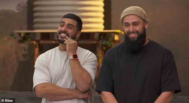 Omar Slaimankhel and  Ozman (Oz) Abu Malik (pictured) were quick to impress the judges on the home renovation series, taking out bathroom week on last Sunday night's reveal