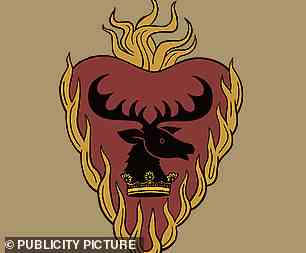 The House Sigil for the Baratheon family in 'Game of Thrones'