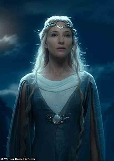Two-time Oscar winner Cate Blanchett pictured as Galadriel in The Hobbit: An Unexpected Journey (2012)