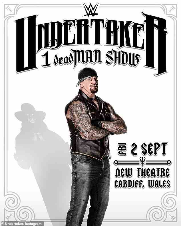 Neues Projekt: Sein Auftritt kommt, als eine zweite Show zur UNDERTAKER 1 deadMAN SHOW in Cardiff hinzugefügt wurde, aufgrund „beispielloser Nachfrage“.