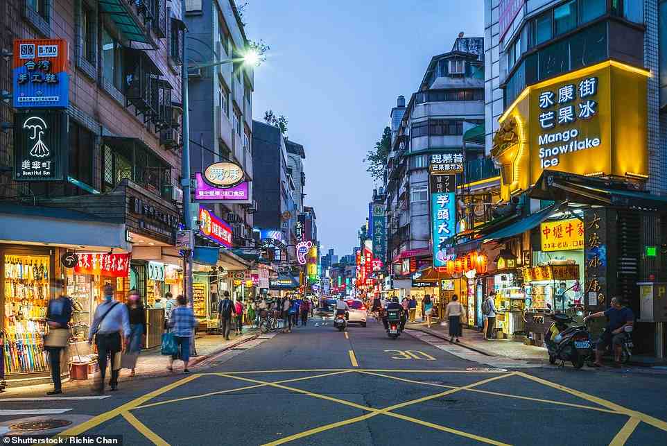 Taipei's Yongkang Street (pictured), which ranks fourth, has an 'individualised vibe with an artisan edge'