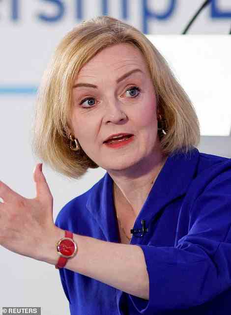 Liz Truss, the frontrunner in the race to become the next Prime Minister, last night insisted schools should never have been shut as part of 'draconian' Covid restrictions ¿ as she vowed never to impose a lockdown if she becomes prime minister next month