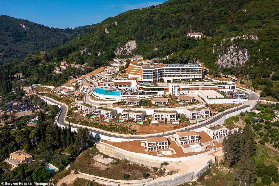 Angsana Corfu has something of the Bond villain lair about it - the perfect place to plan world domination