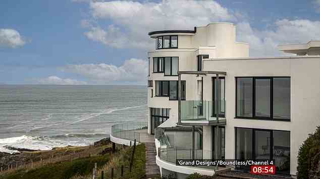 The stunning 'lighthouse-inspired home' is finally complete and up for sale for £10 million as the owners hope to make a £2 million profit