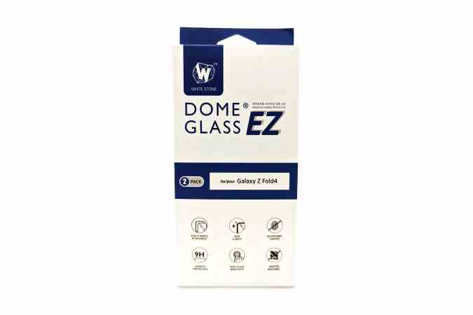 Whitestone Dome 2er-Pack EZ-Glasfront-Displayschutzfolie.